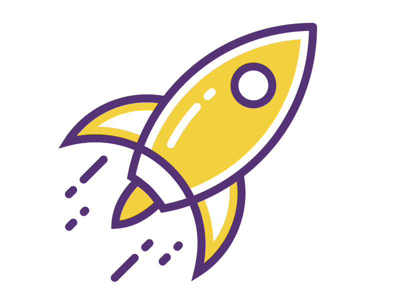 rocket ship graphic