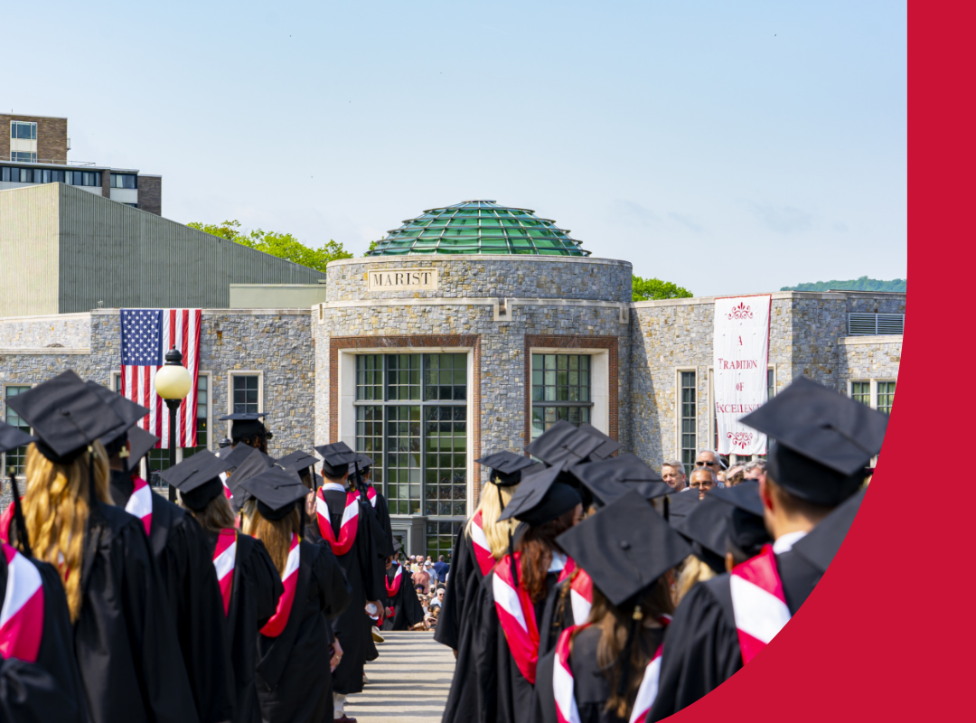 Students at graduation.