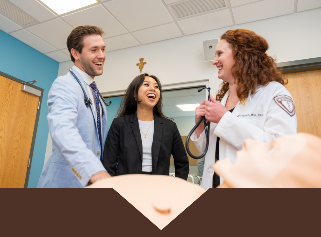 St. Bonaventure Healthcare students and faculty